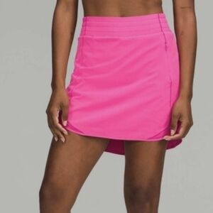 Lululemon Hotty Hot Skirt Sonic Pink Size 14